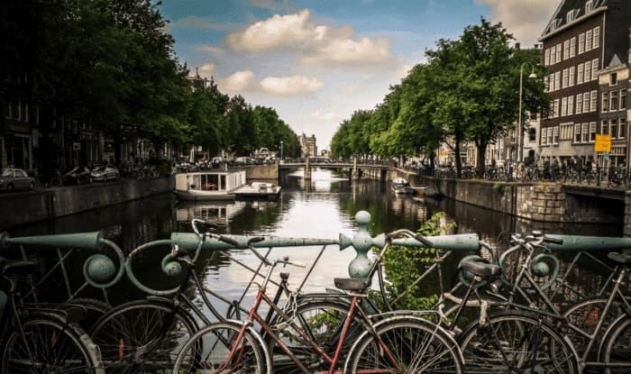 Canals of Amsterdam in Summer